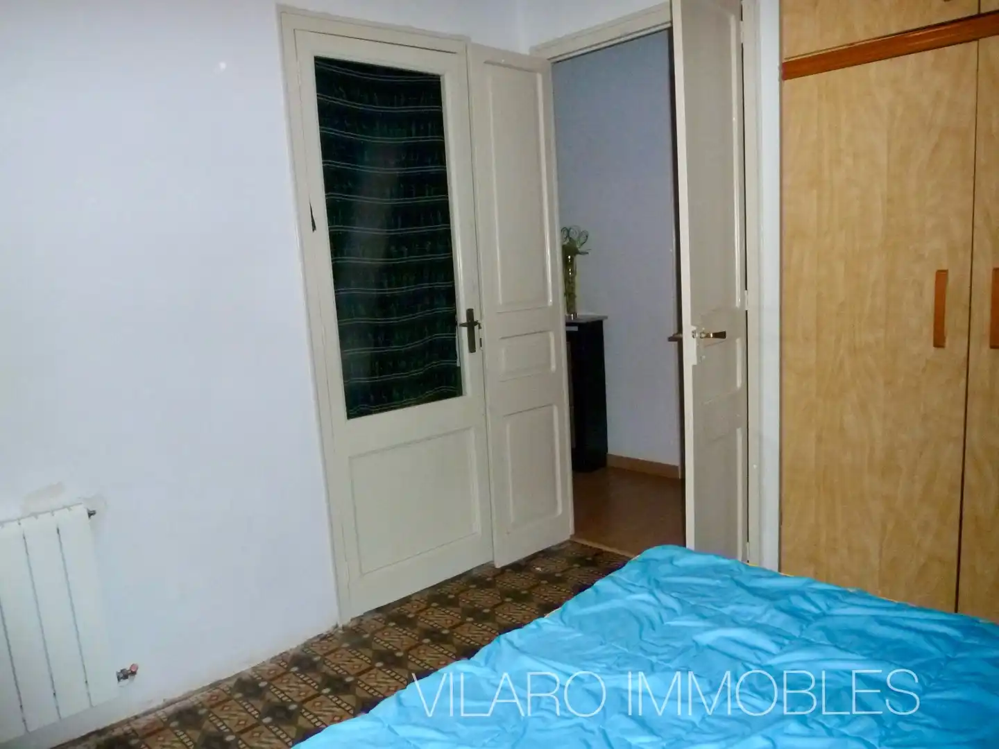 Schlafzimmer von Wohnung zum Verkauf in Terrassa mit Heizung, Ofen und Alarm