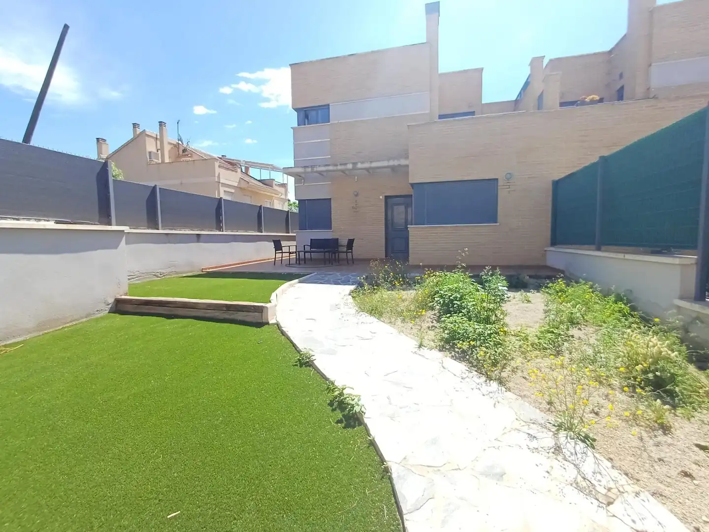 Terrasse von Erdgeschoss zur Miete in Murcia mit Klimaanlage, Heizung und Parkett