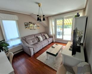 Living room of Attic for sale in Castro-Urdiales  with Heating, Terrace and Furnished