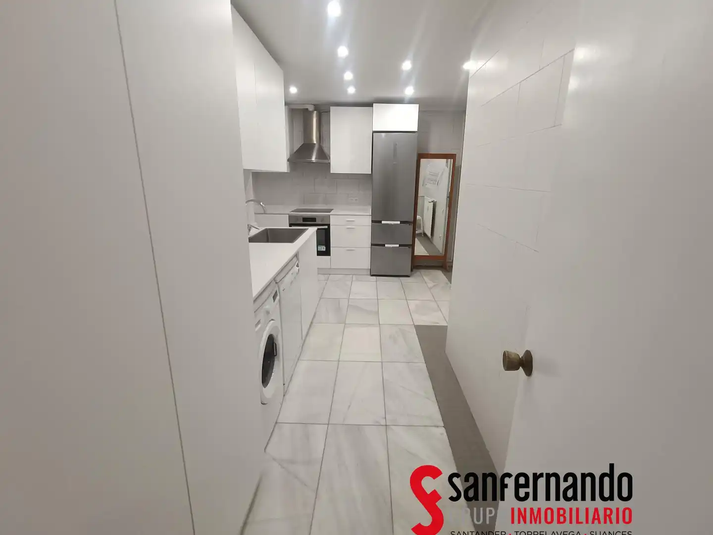 Kitchen of Flat for rent in Santander  with Heating, Parquet flooring and Balcony