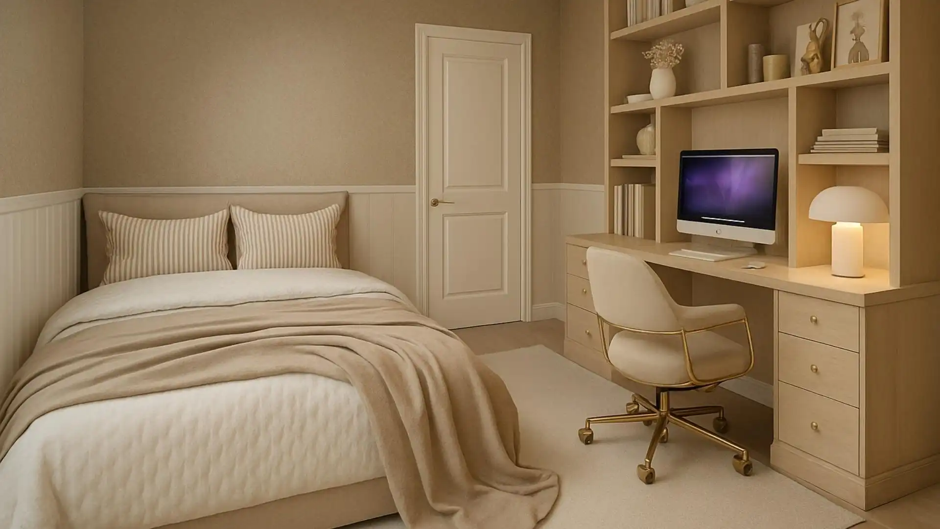 Schlafzimmer von Erdgeschoss zum Verkauf in Piélagos mit Heizung, Privatgarten und Terrasse
