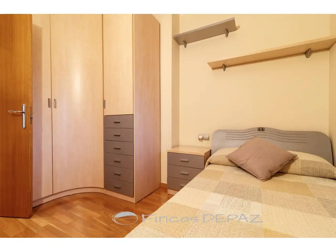Bedroom of Flat for sale in Castelldefels  with Heating, Private garden and Parquet flooring