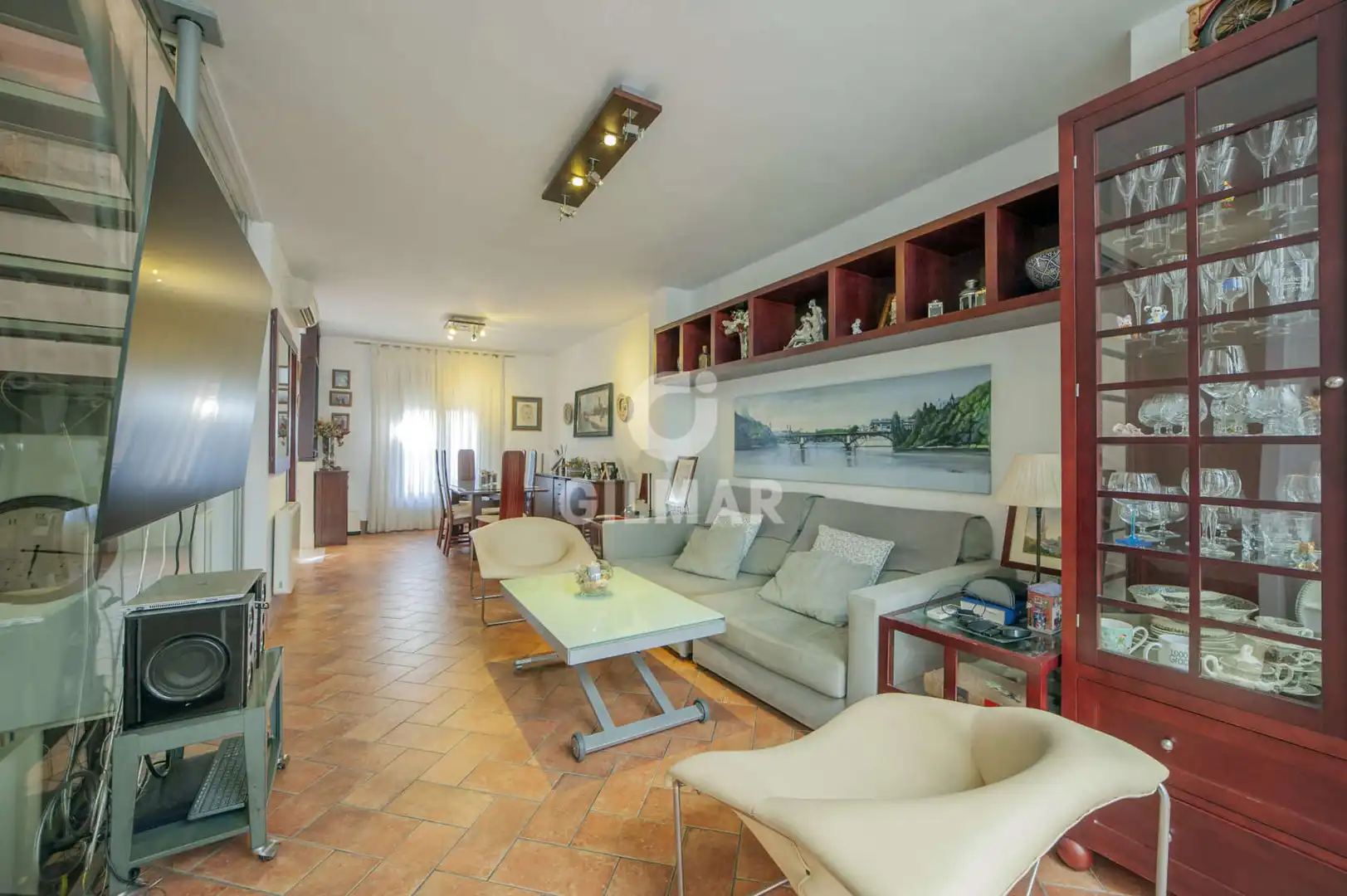 Sala de estar de Casa adosada en venta en Sevilla con Calefacción