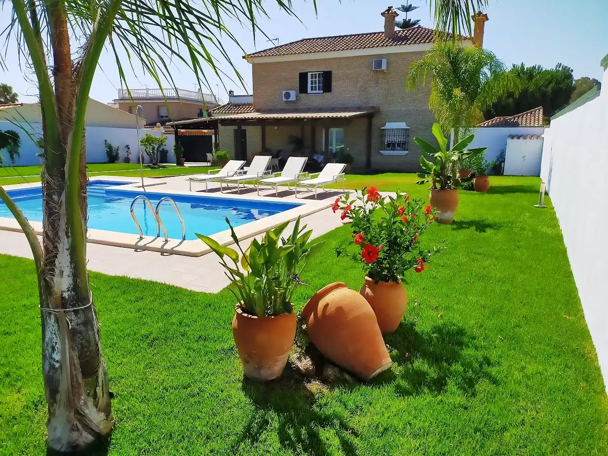 Piscina de Casa o chalet en venta en El Puerto de Santa María con Aire acondicionado, Jardín privado y Terraza