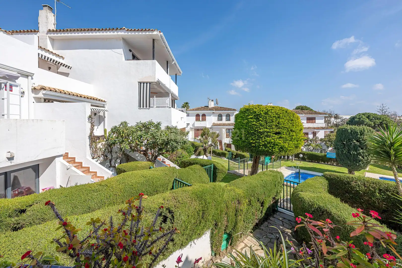 Jardí de Casa adosada en venda en Estepona amb Jardí privat i Piscina comunitària