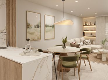 Neubau-Erdgeschosswohnung mit Pool zum Verkauf in Calle Manzano