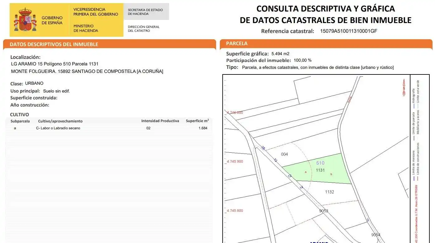 Residential for sale in Santiago de Compostela 