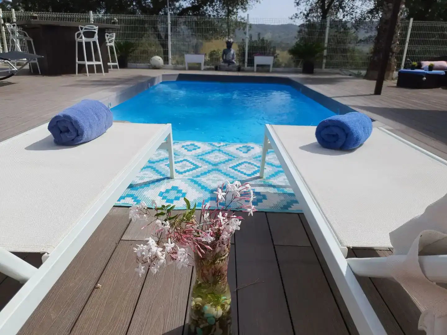 Swimming pool of Houses for rent in Dosrius  with Air Conditioner, Swimming Pool and Furnished