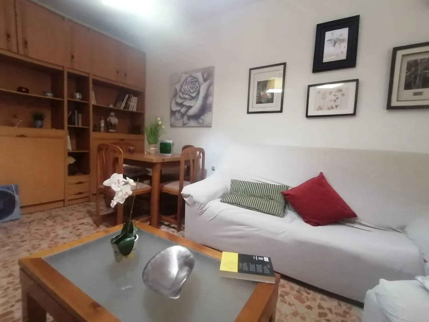 Living room of Apartment to rent in  Murcia Capital  with Air Conditioner, Heating and Furnished