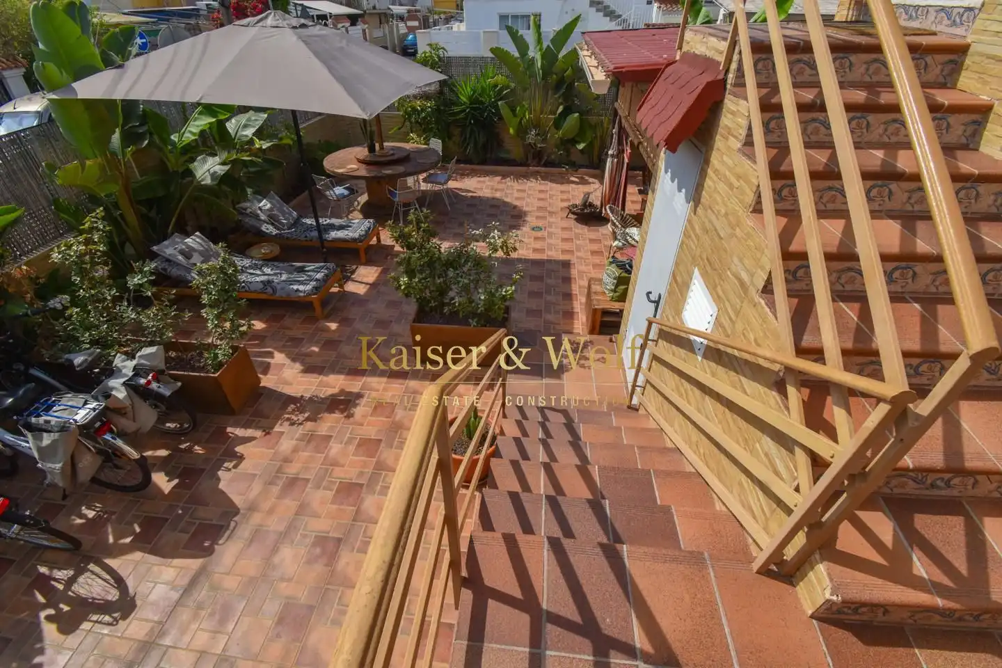 Terraza de Piso en venta en Santa Pola con Aire acondicionado, Jardín privado y Terraza