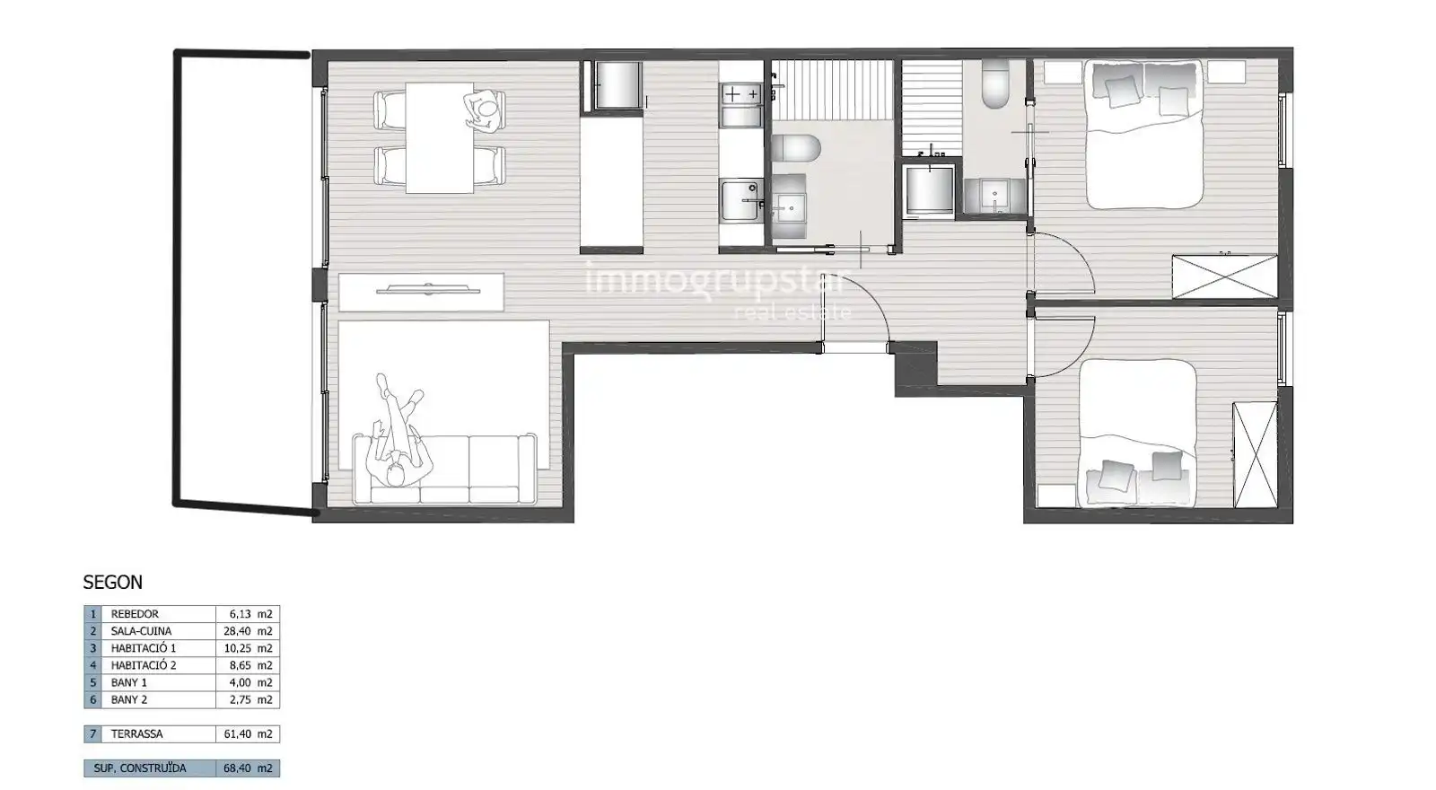 Penthouse with terrace for sale in alba, imagen 28