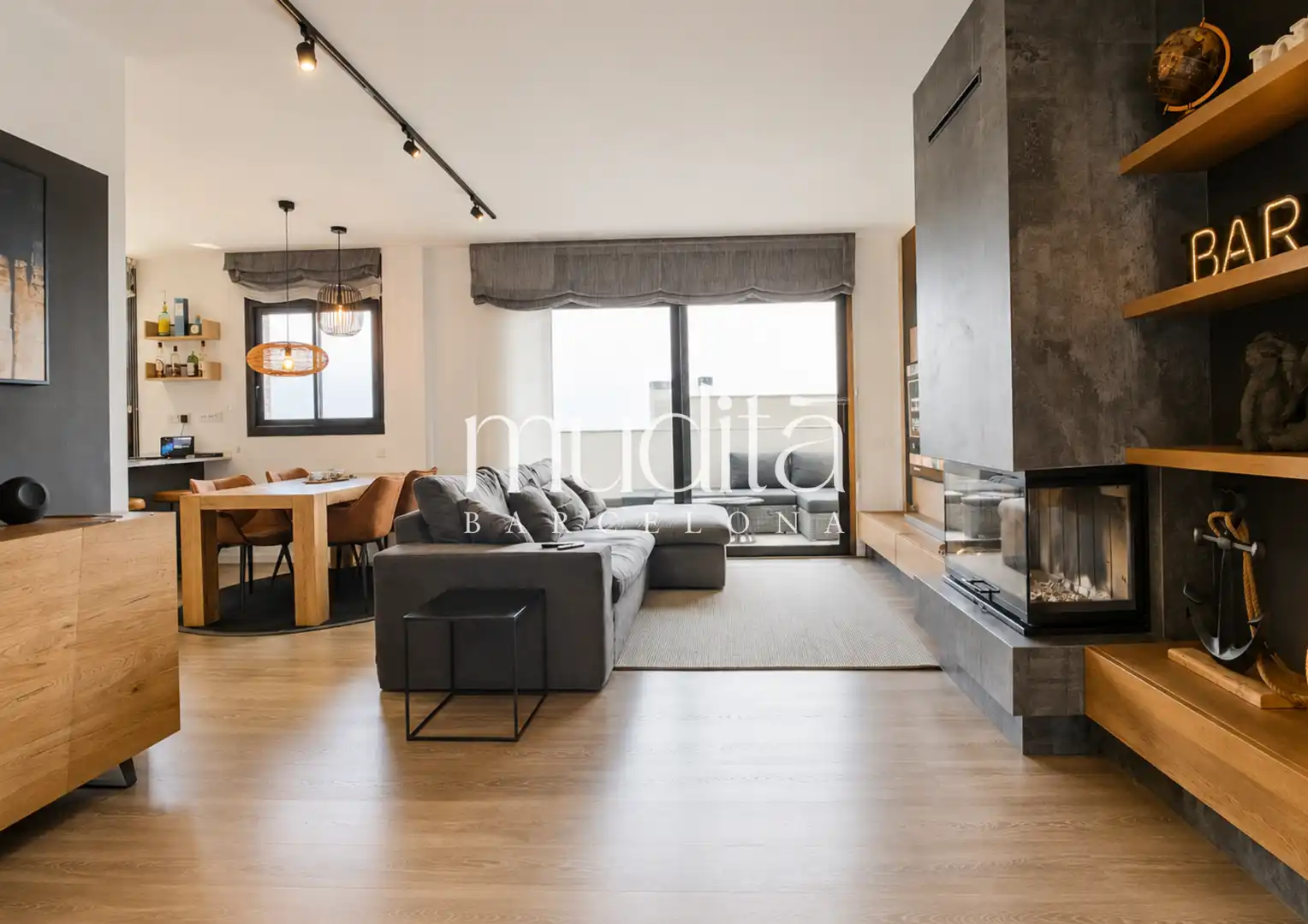 Living room of Attic for sale in L'Ametlla del Vallès  with Heating, Private garden and Terrace