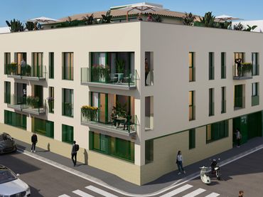 Neubau-Wohnung mit Balkon zum Verkauf in Centre - Sant Oleguer