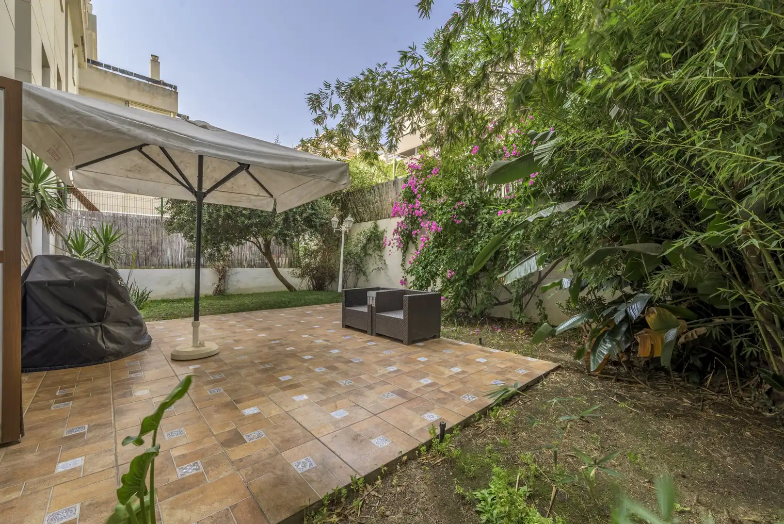 Jardí de Planta baixa en venda en Mijas amb Aire condicionat, Jardí privat i Terrassa