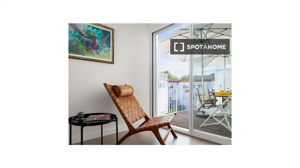 Terrassa de Apartament per a compartir en Sevilla amb Aire condicionat, Terrassa i Moblat