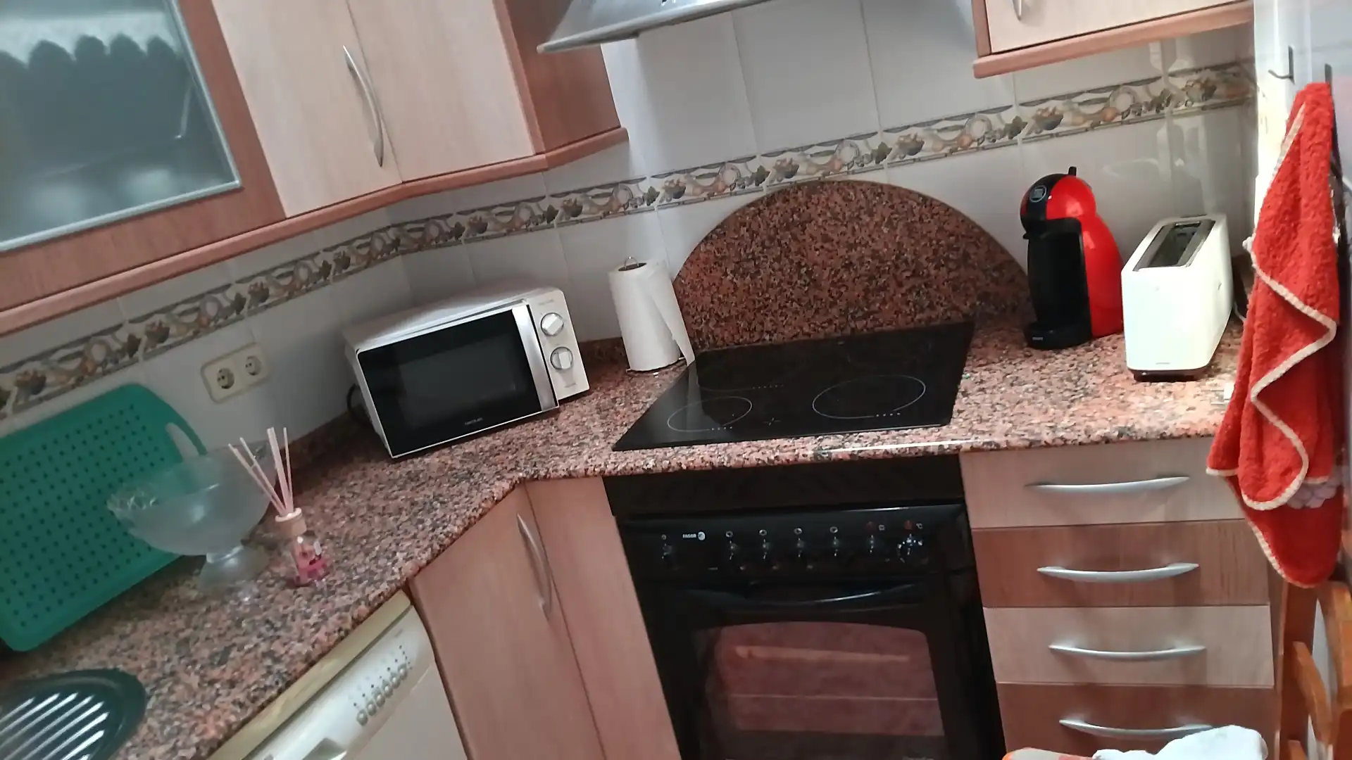 Cocina de Casa adosada en venta en Cartagena con Aire acondicionado, Calefacción y Terraza