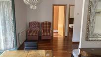 Living room of Flat for sale in Girona Capital  with Heating, Parquet flooring and Balcony