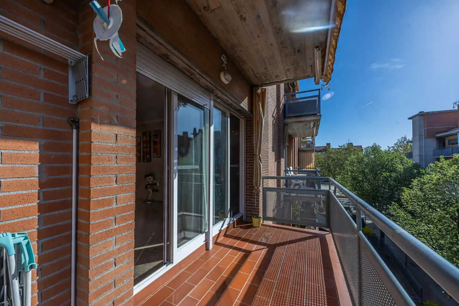 Terrasse von Wohnung zum Verkauf in Sabadell mit Heizung, Terrasse und Balkon