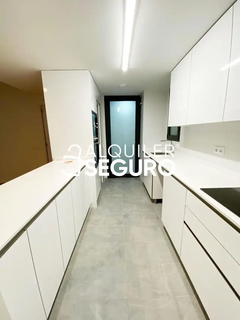 Kitchen of Flat for rent in Madrid  with Air Conditioner, Heating and Terrace