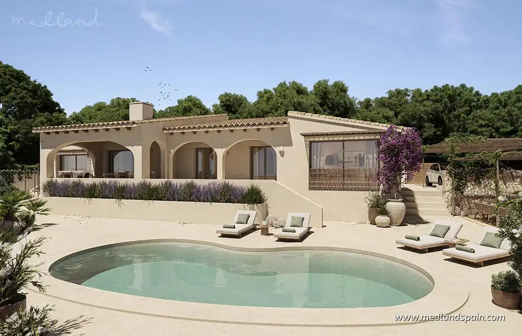 Jardín de Casa o chalet en venta en La Fustera  