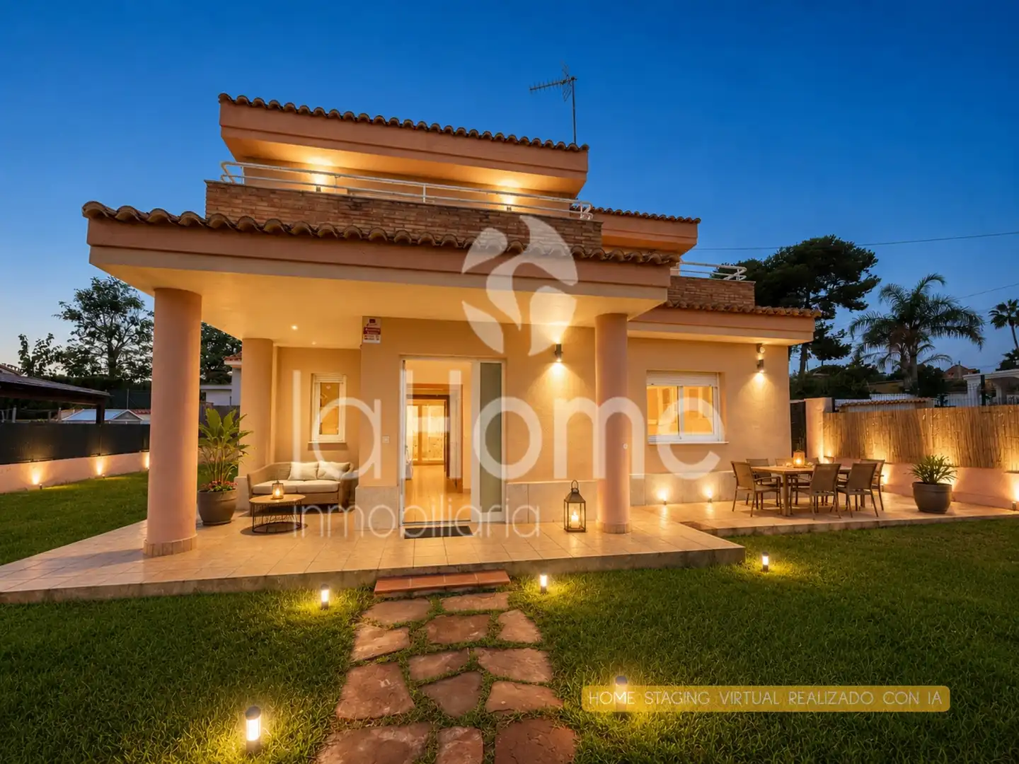 Vista exterior de Casa o chalet de alquiler en Bétera con Aire acondicionado, Calefacción y Jardín privado