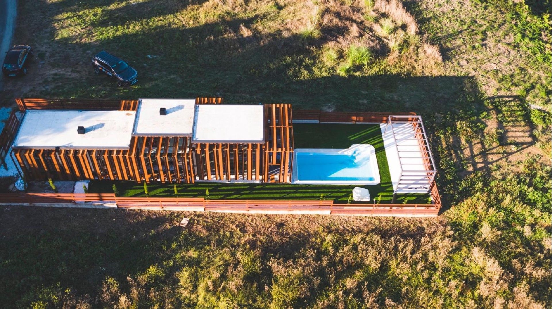 Piscina de Casa o xalet en venda en Mugardos amb Jardí privat, Terrassa i Piscina