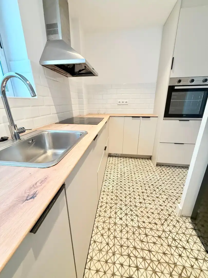 Cocina de Piso de alquiler en Valencia con Calefacción, Parquet y Amueblado