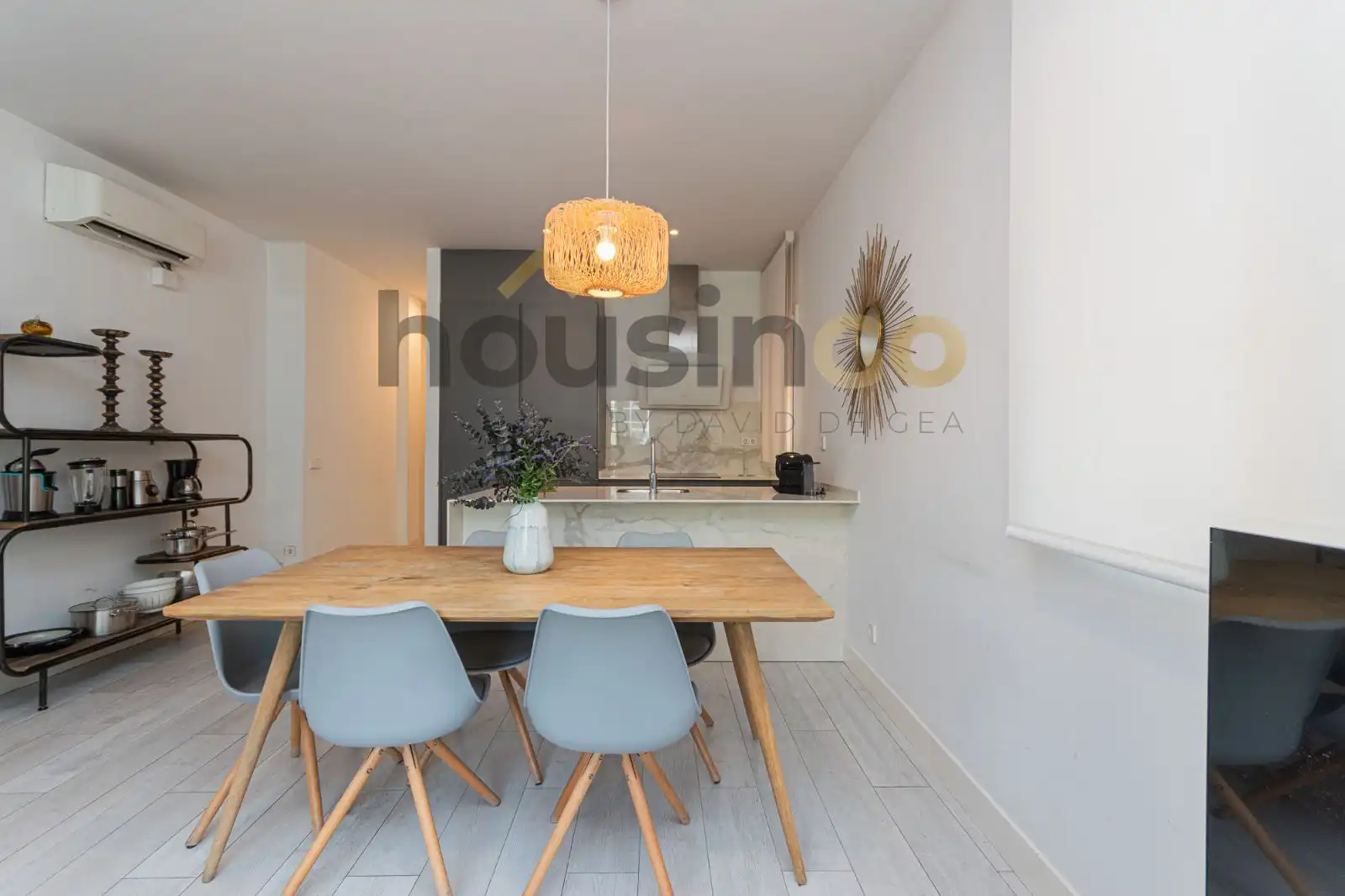 Kitchen of Flat for rent in Madrid  with Air Conditioner, Heating and Furnished