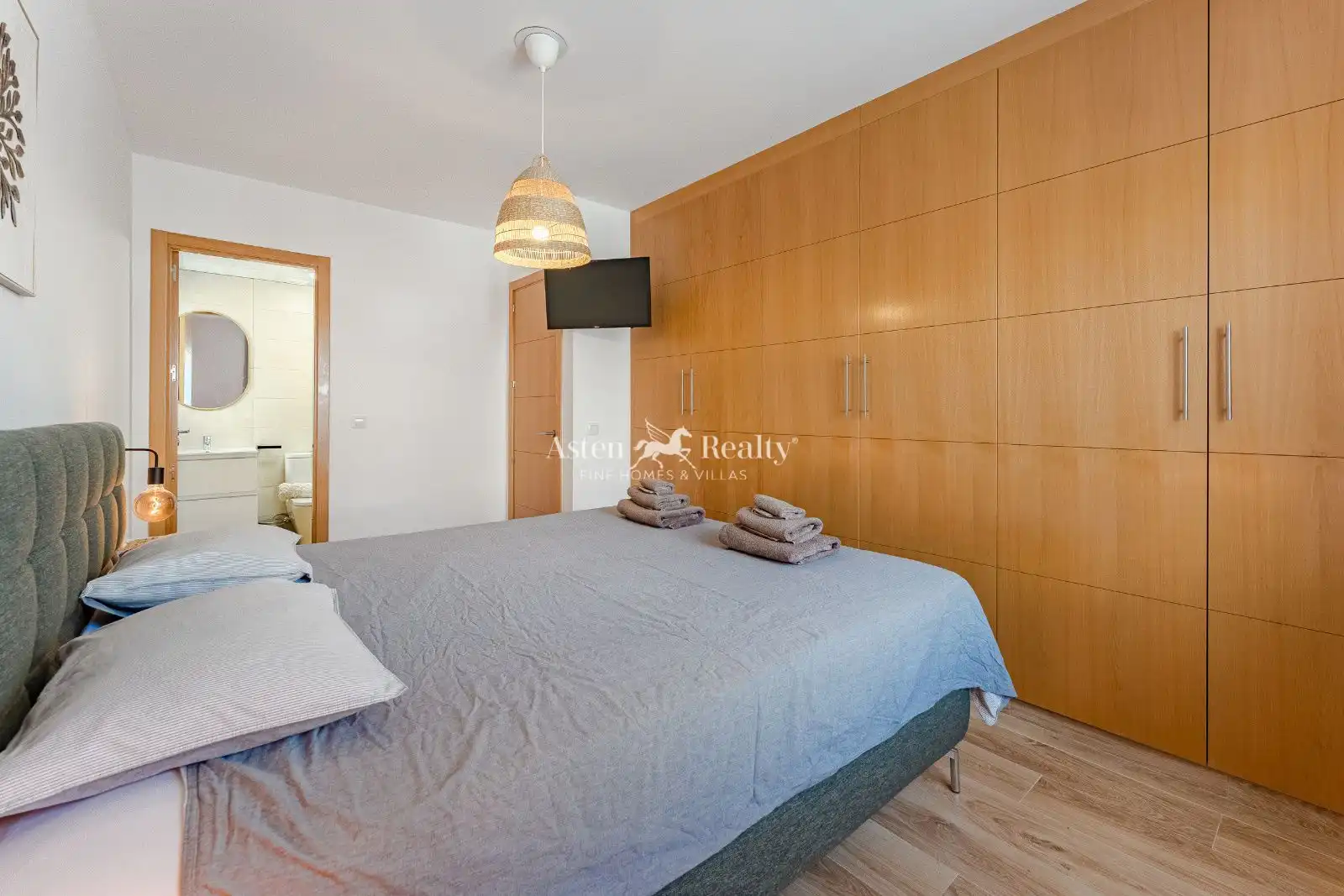 Schlafzimmer von Wohnung zum Verkauf in Arona mit Klimaanlage, Privatgarten und Terrasse