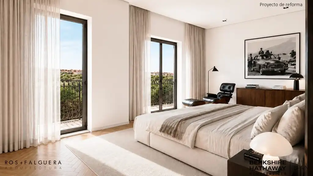 Bedroom of Apartments for sale in Barcelona  with Air Conditioner, Heating and Parquet flooring