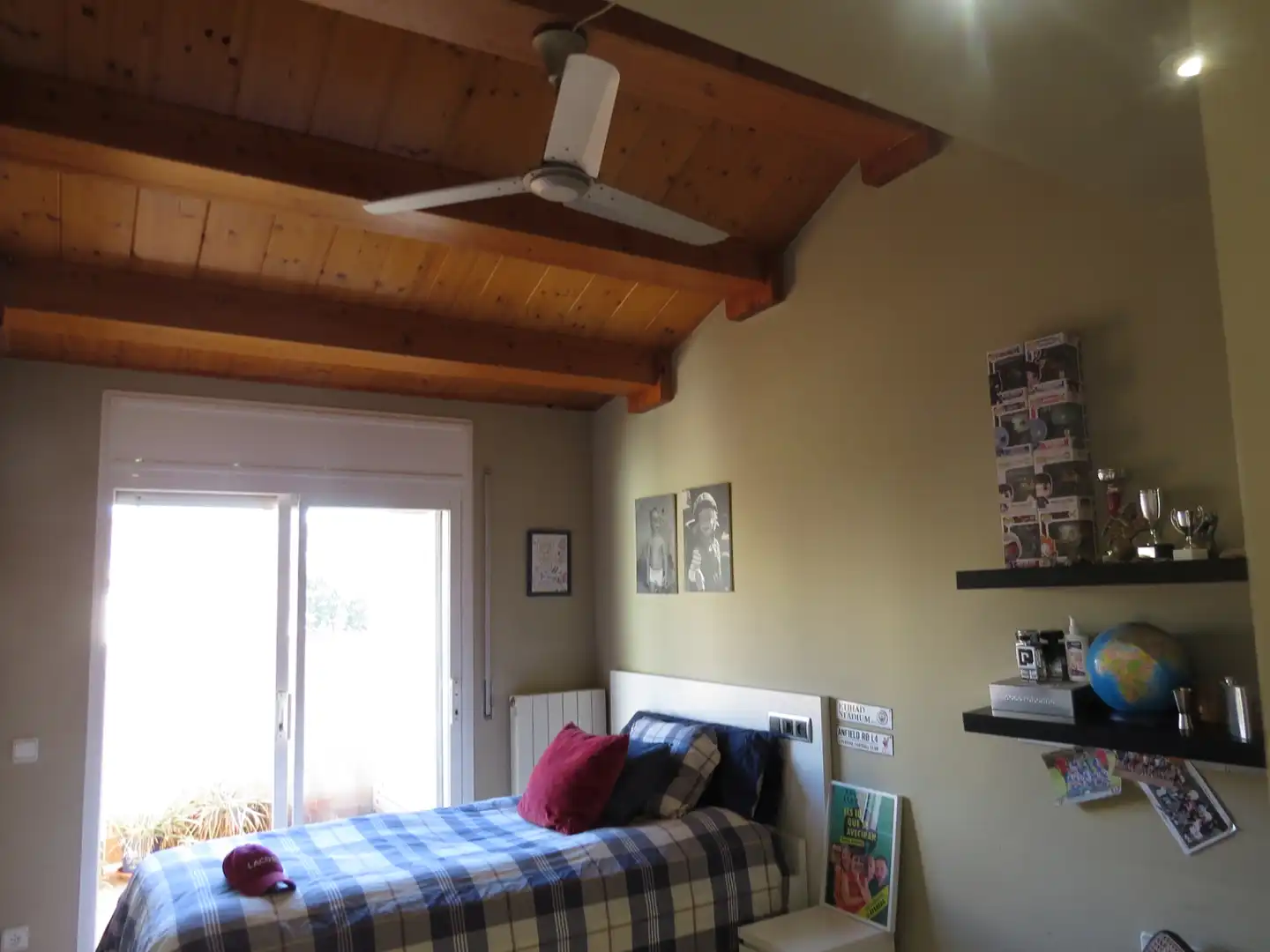 Schlafzimmer von Country house zur Miete in Sant Andreu de Llavaneres mit Heizung, Parkett und Terrasse