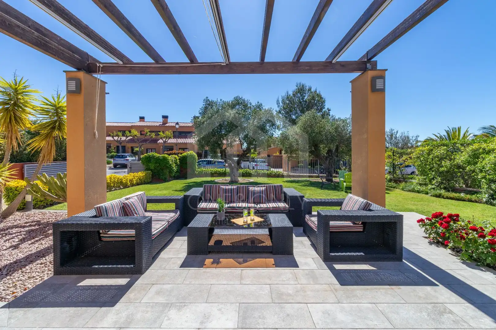 Terraza de Casa o chalet en venta en Mont-roig del Camp con Aire acondicionado, Calefacción y Jardín privado