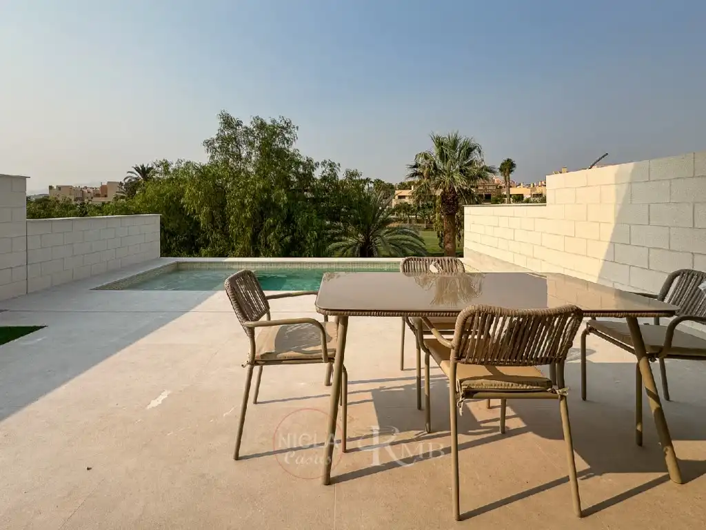Terrassa de Casa o xalet en venda en Vera amb Aire condicionat, Terrassa i Piscina