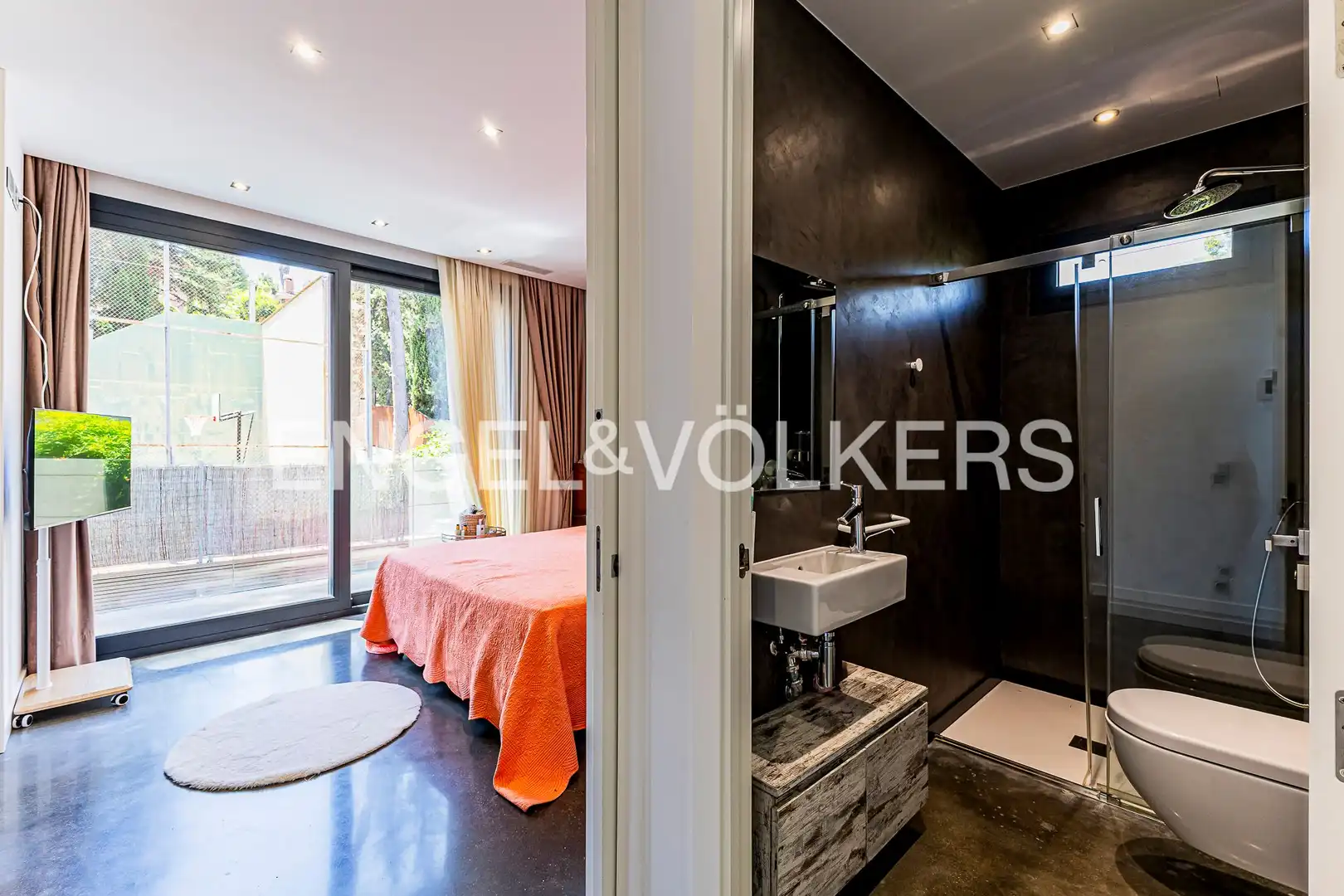 Bedroom of Houses for rent in Castelldefels  with Air Conditioner, Heating and Private garden