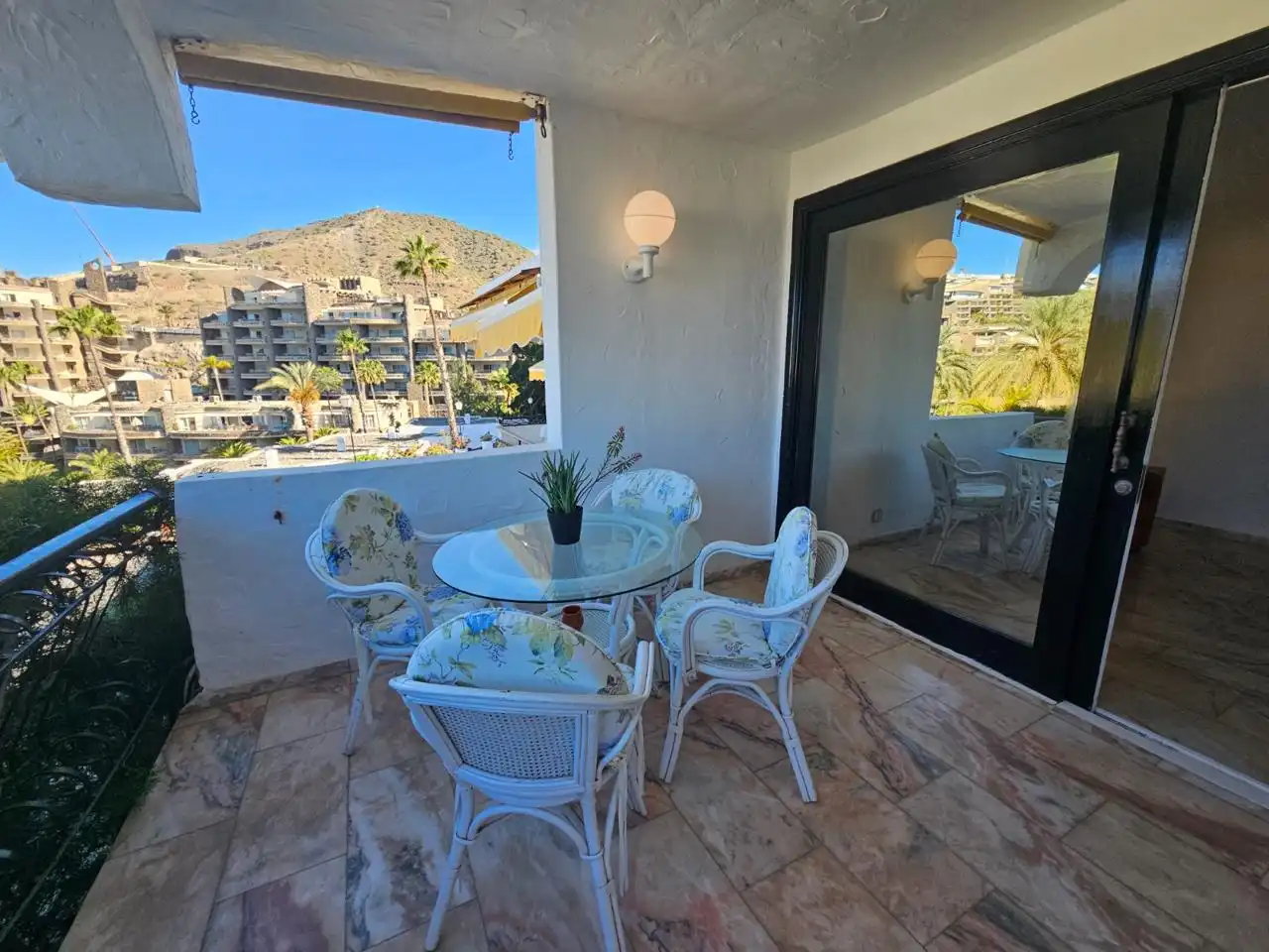 Terraza de Planta baja de alquiler en Mogán con Aire acondicionado, Terraza y Amueblado