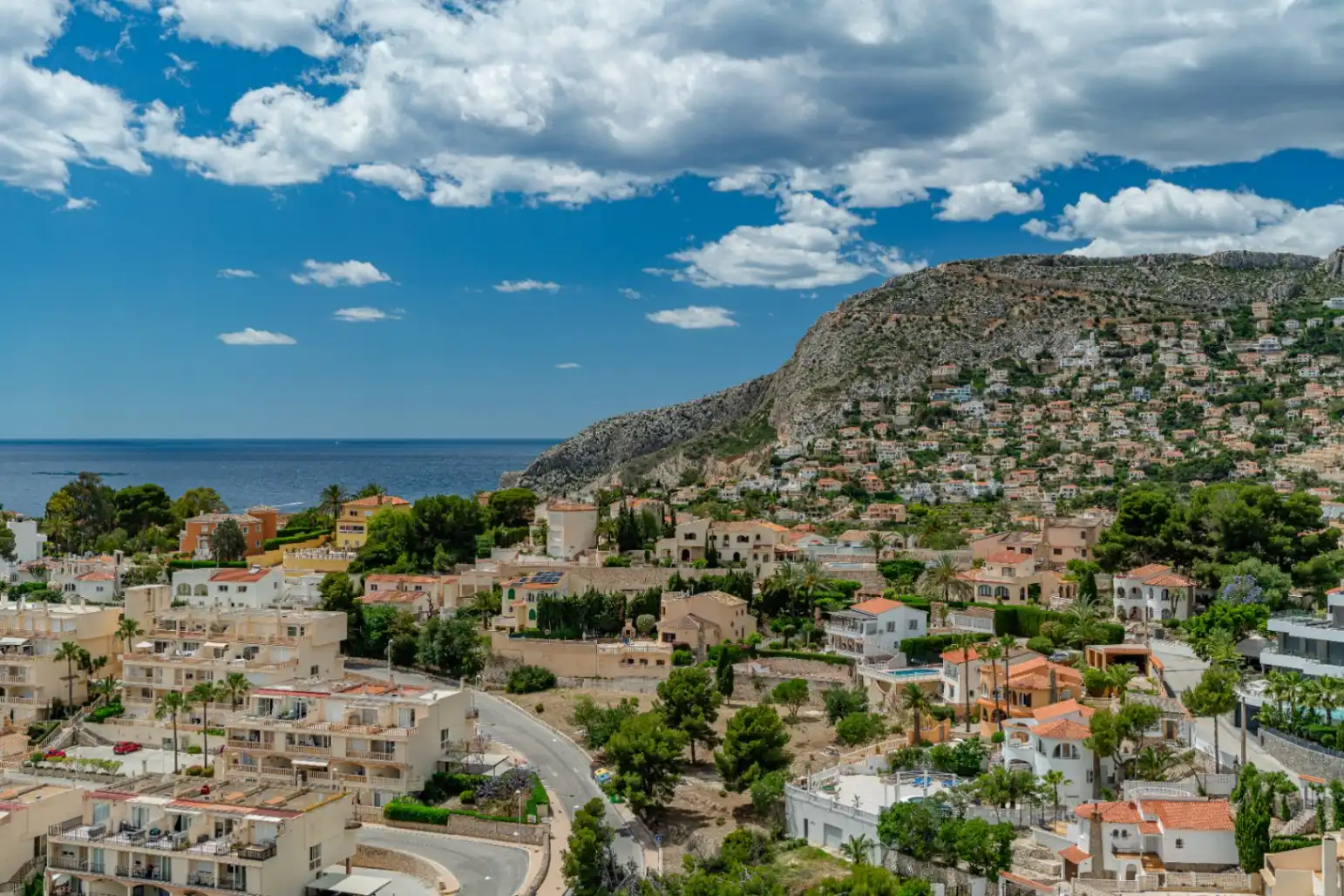 Vista exterior de Apartamento en venta en Calpe / Calp con Terraza y Amueblado