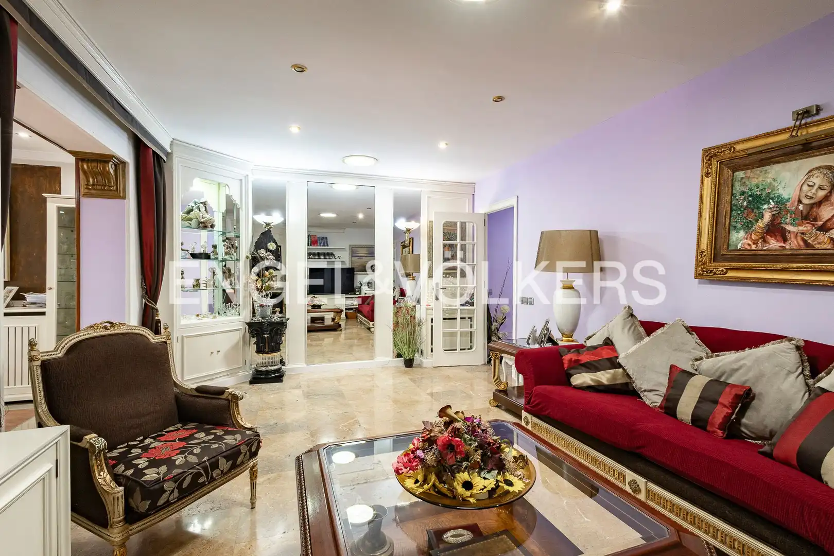 Sala de estar de Casa o chalet en venta en Sant Joan Despí con Aire acondicionado, Calefacción y Jardín privado