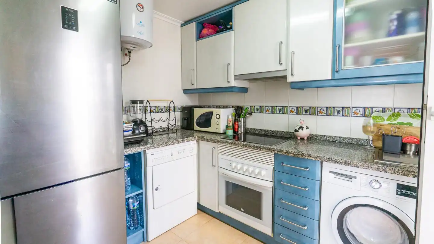 Cocina de Casa adosada en venta en Santa Pola con Aire acondicionado, Jardín privado y Terraza