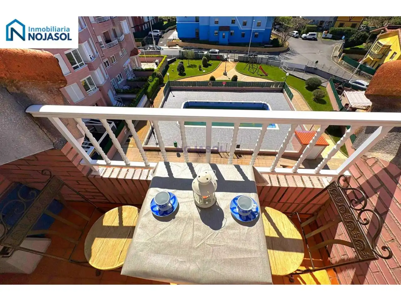 Terrasse von Wohnung zur Miete in Noja mit Heizung, Terrasse und Möbliert
