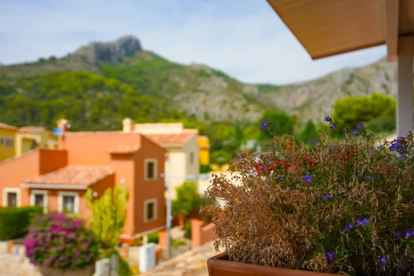 Balcony of Country homes for sale in Sagra, Alicante