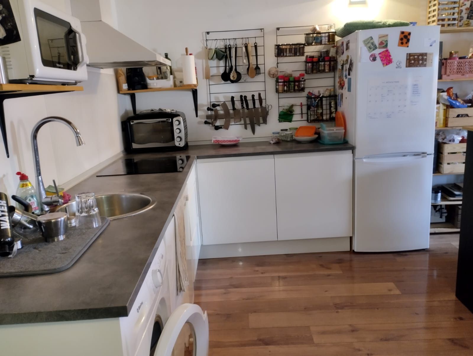 Kitchen of Apartment for sale in  Logroño  with Heating, Parquet flooring and Oven