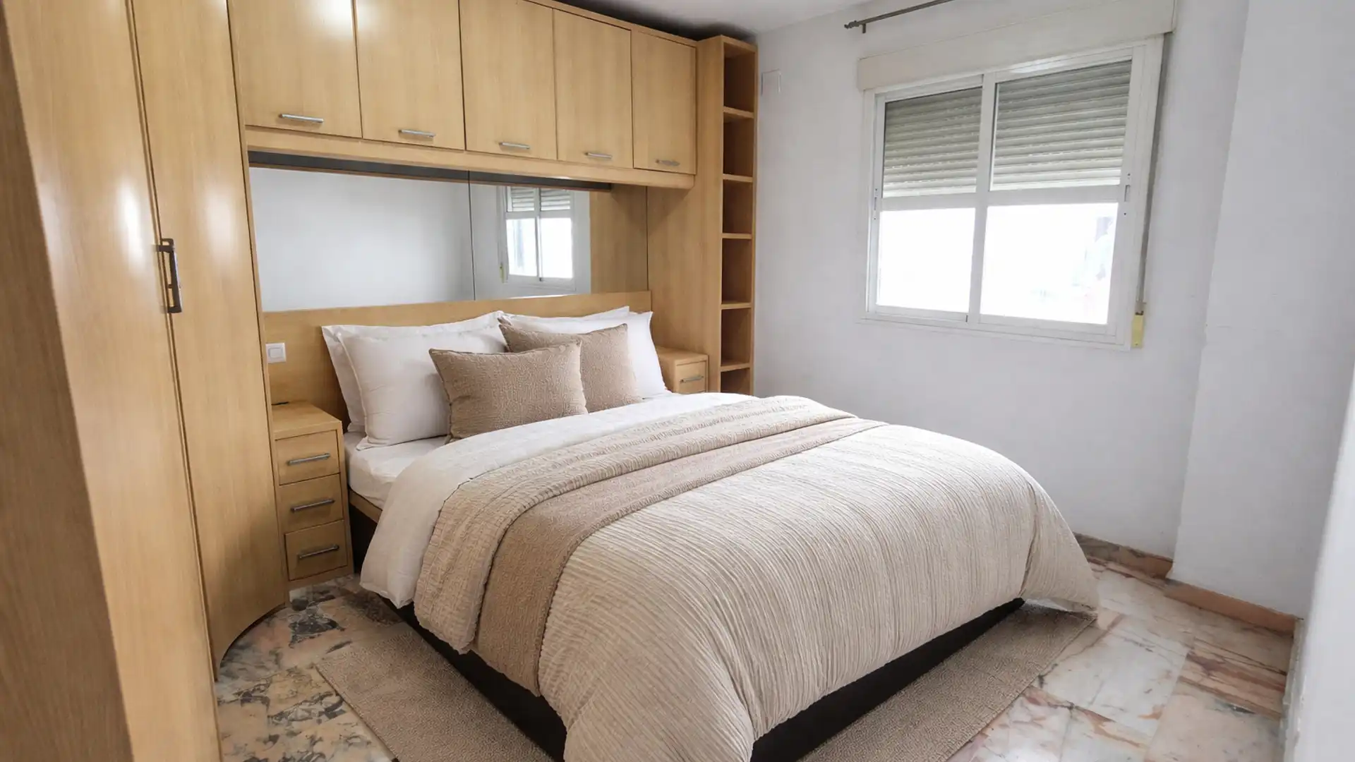 Bedroom of Flat for sale in Badajoz Capital  with Air Conditioner, Heating and Terrace