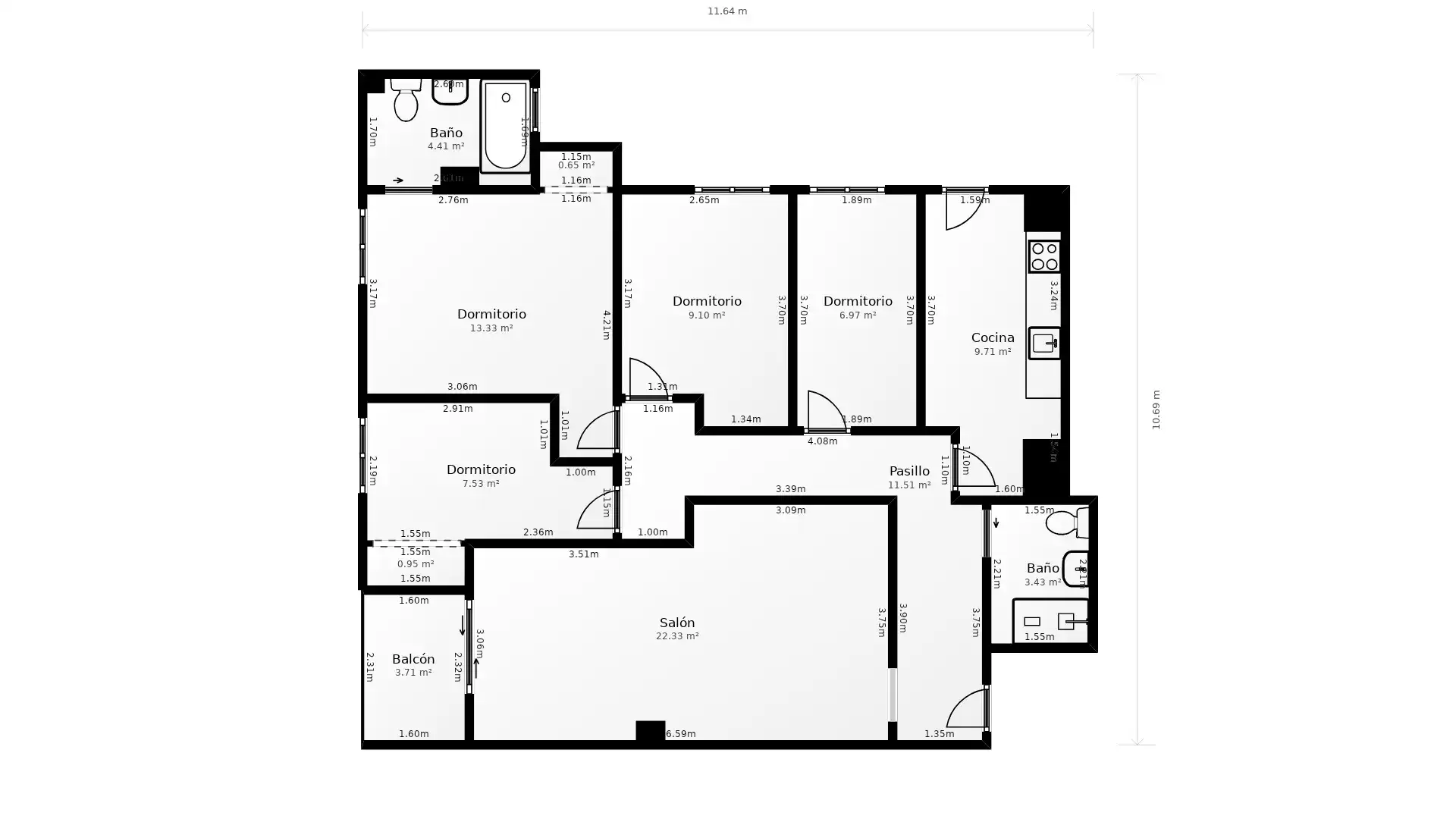 Appartement avec piscine à vendre à Fermín Caballero, imagen 41