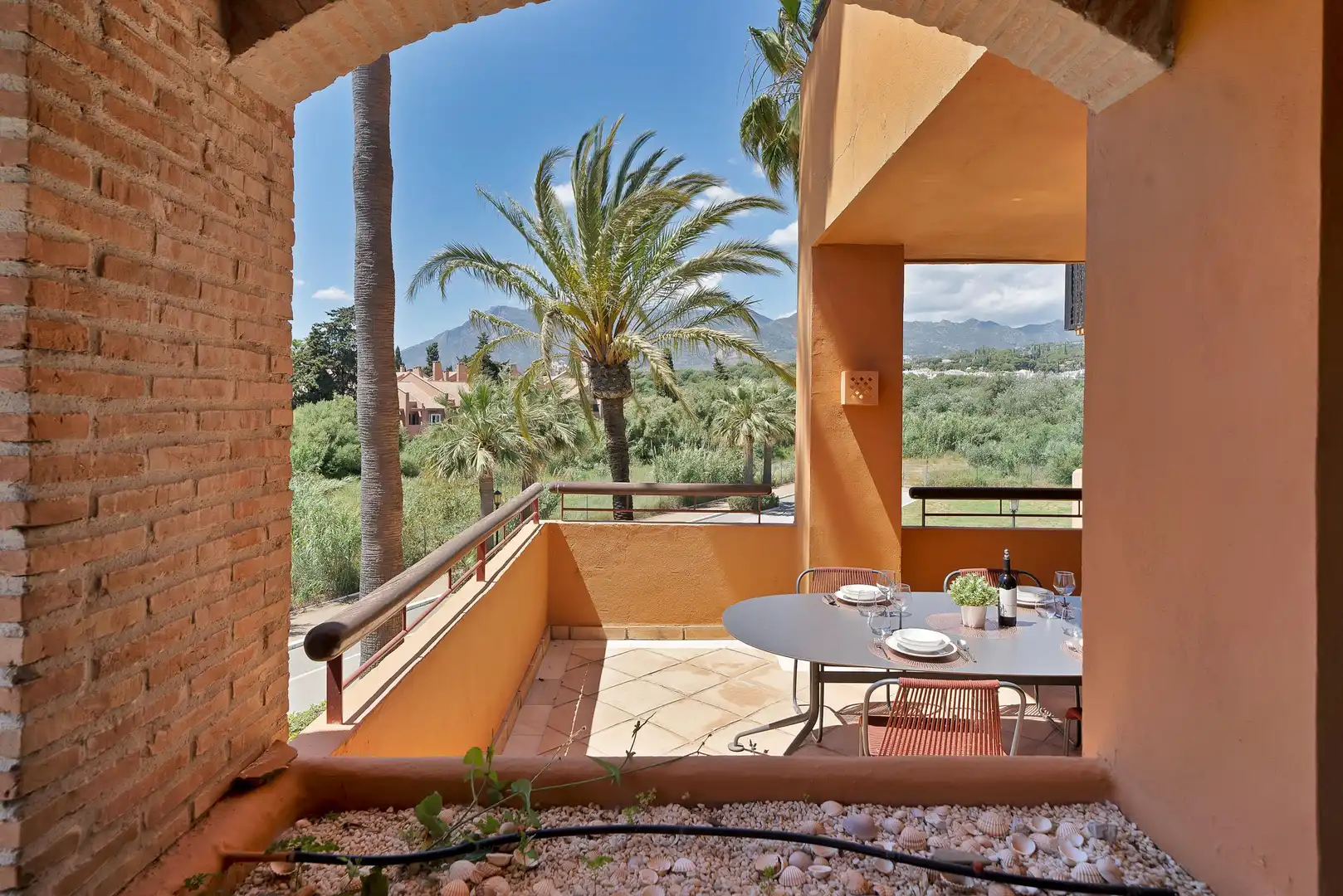 Terrassa de Apartament en venda en Marbella amb Aire condicionat, Calefacció i Jardí privat