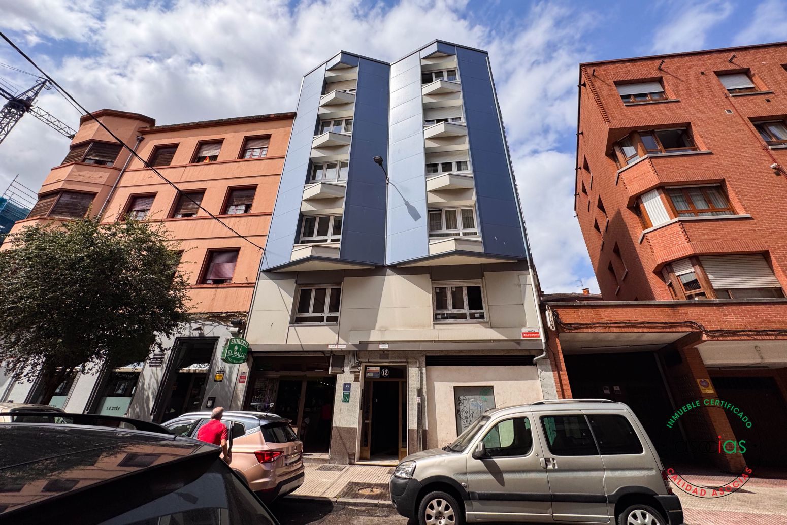 Exterior view of Flat for sale in Gijón   with Heating and Furnished