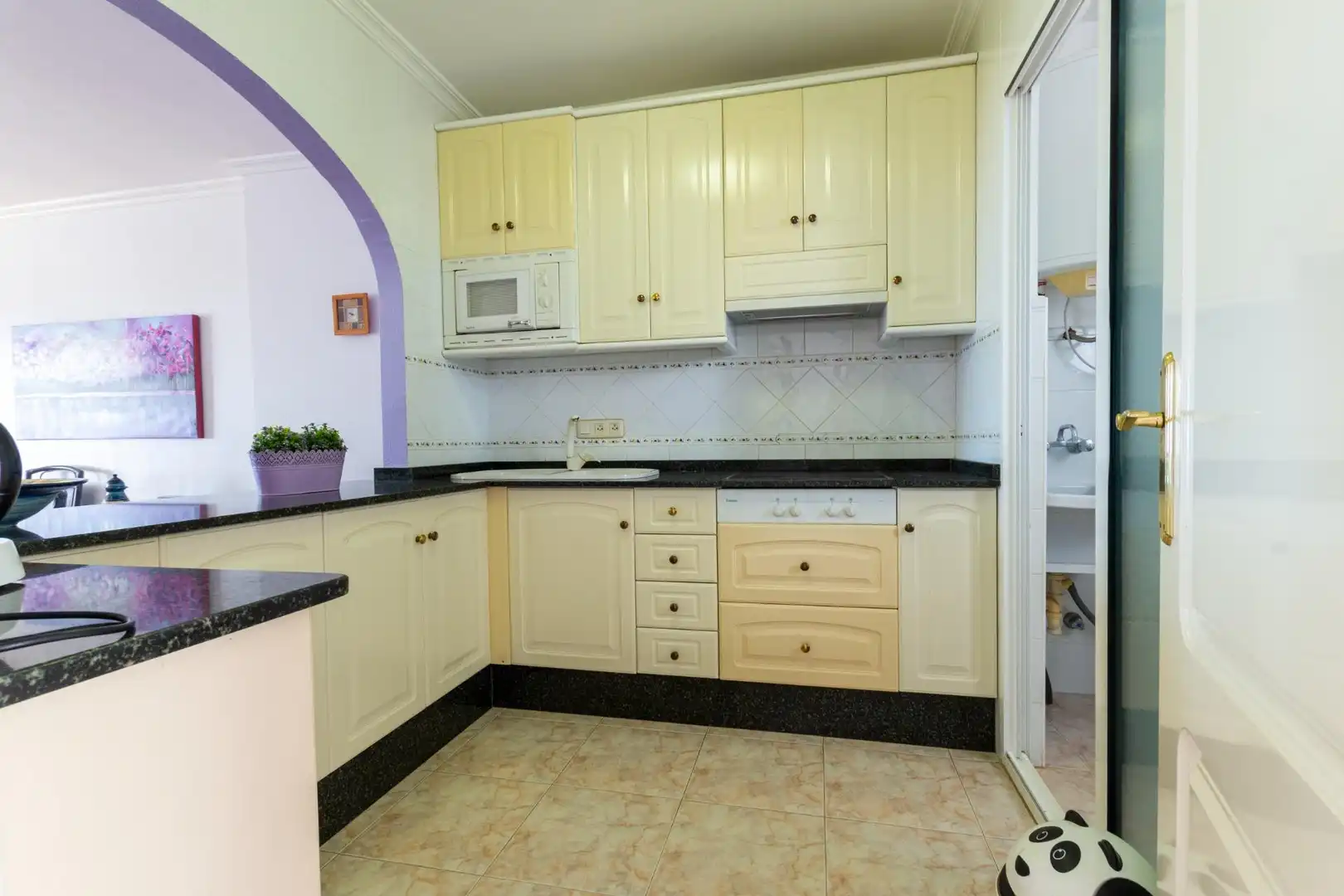 Kitchen of Flat for sale in Pulpí  with Air Conditioner, Private garden and Terrace