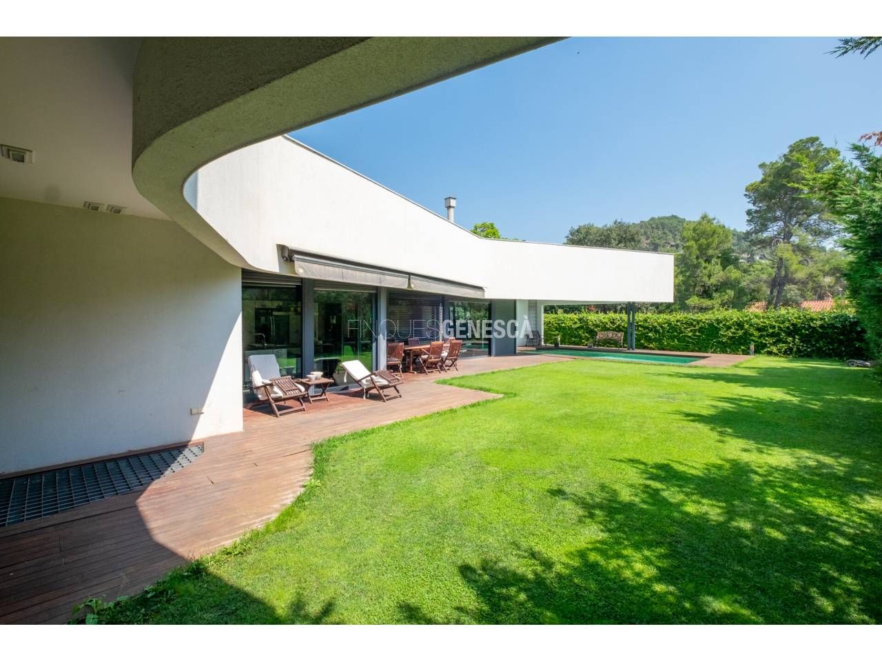 Jardí de Casa o xalet en venda en Matadepera amb Aire condicionat, Calefacció i Jardí privat