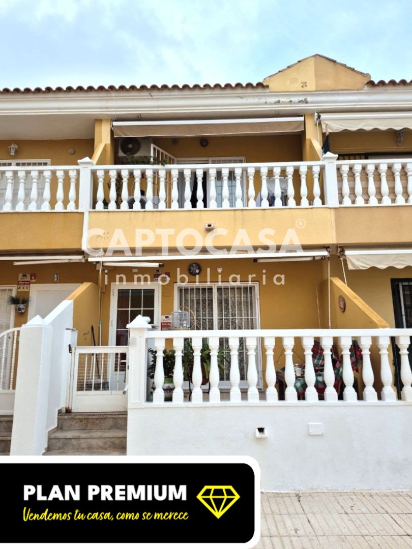 Balcony of Single-family semi-detached for sale in Cartagena  with Air Conditioner and Terrace