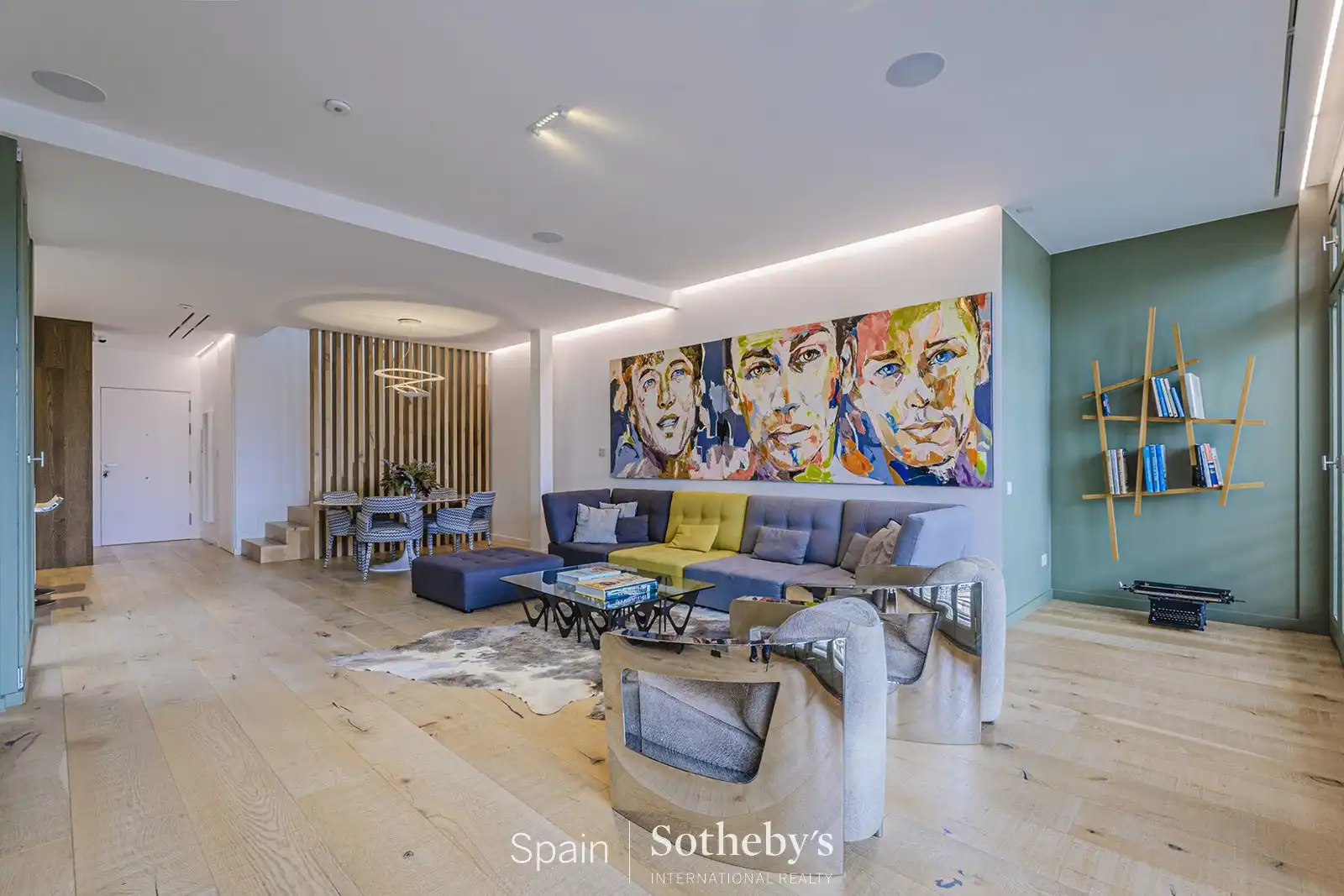 Sala d'estar de Àtic en venda en Barcelona amb Aire condicionat, Calefacció i Terrassa