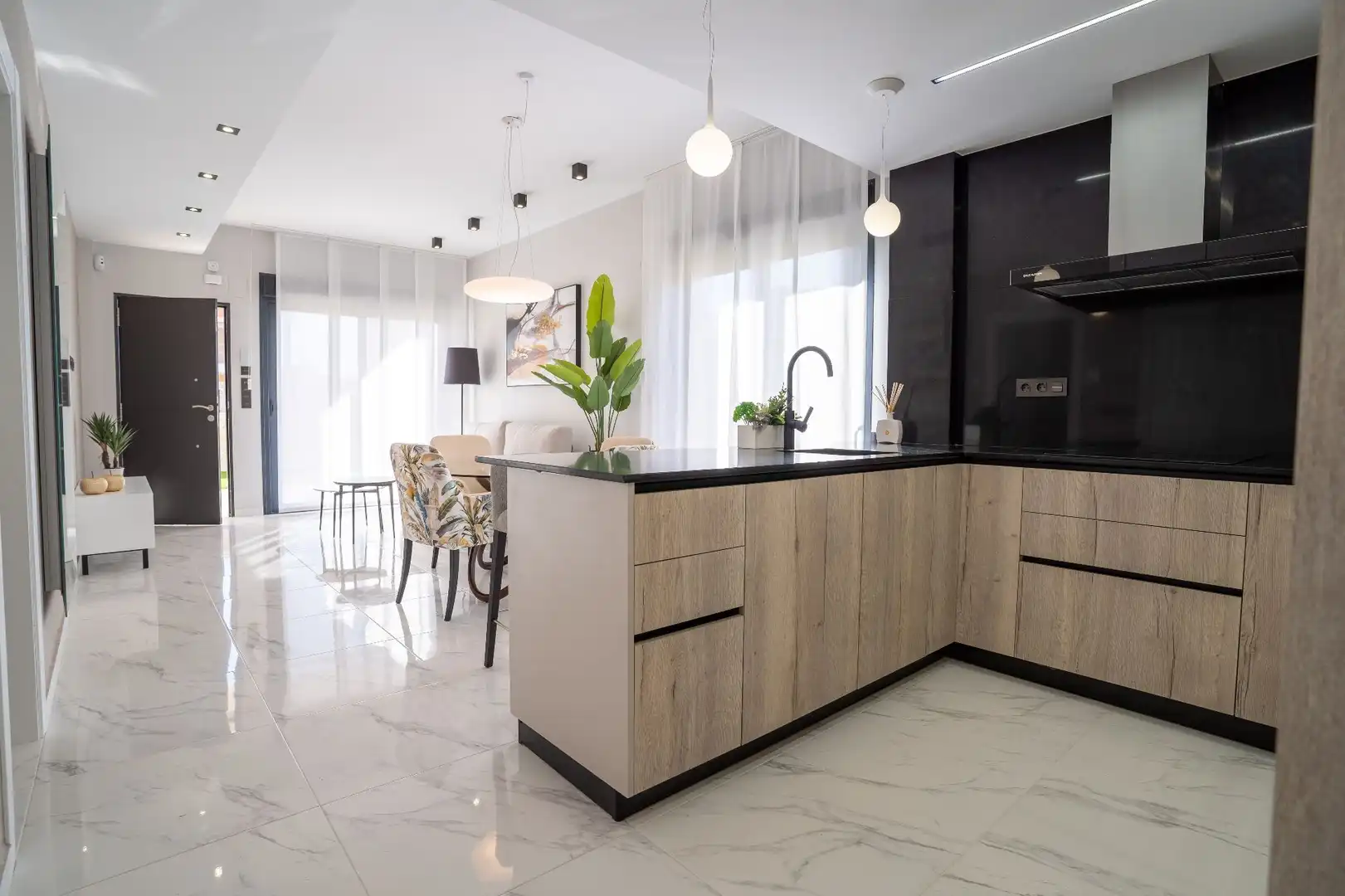 Cocina de Casa o chalet en venta en Pilar de la Horadada con Aire acondicionado, Calefacción y Terraza